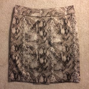 New York & Company snakeskin pencil skirt